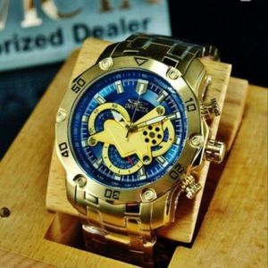 Invicta 18K Gold 50mm Pro Diver Watch! See photos!